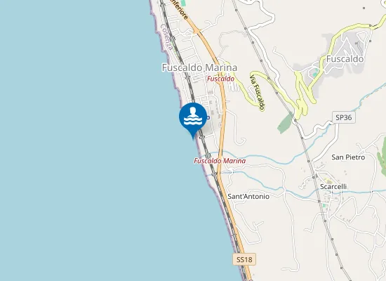 Map of 150 MT DX TORRENTE MADDALENA