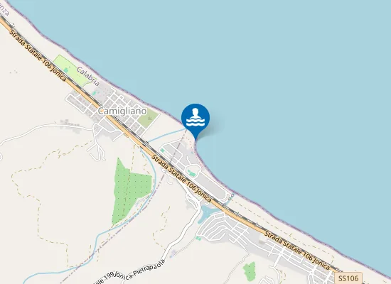 Map of 100 Mt Dx Torrente Acquaniti