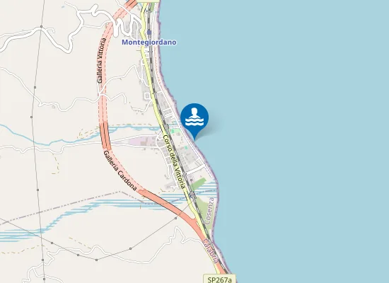 Map of INIZIO LUNGOMARE SUD