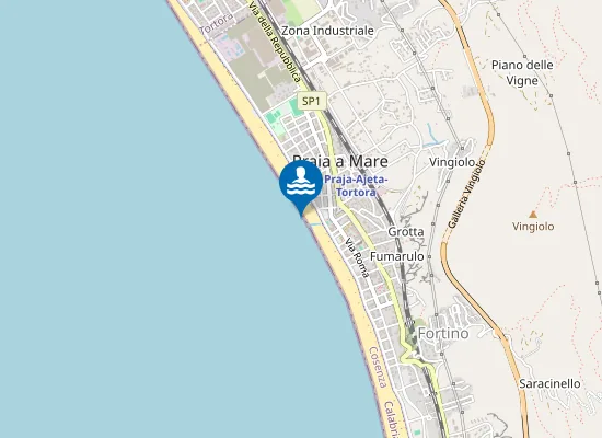 Map of 50 MT SX CANALE FIUMARELLA