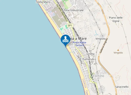 Map of 50 MT DX CANALE FIUMARELLA