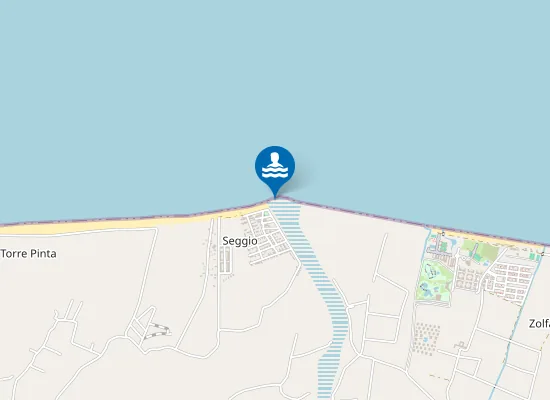 Map of 100 MT SX TORRENTE COSERIE