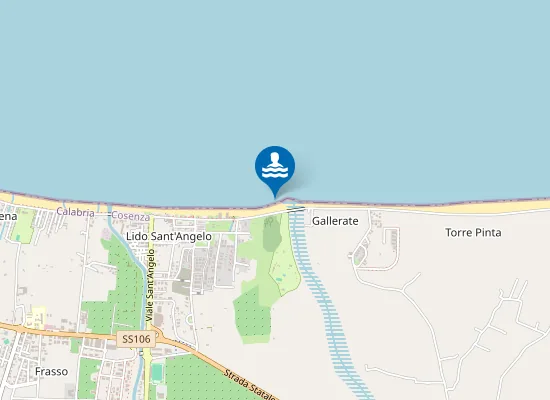 Map of 100 MT SX TORRENTE COLOGNATI