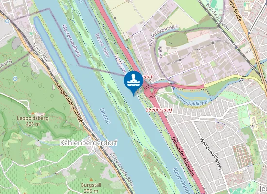 Map of NEUE DONAU, HÖHE SEGELHAFEN