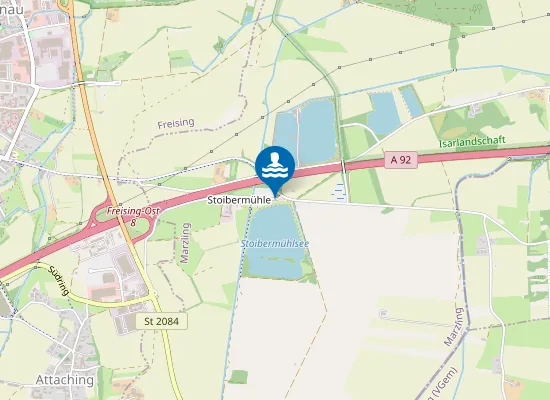 Map of STOIBER MUEHLE MARZLING WASSERWACHTSHAUS
