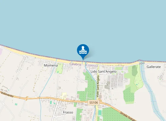 Map of LIDO SAN ANGELO