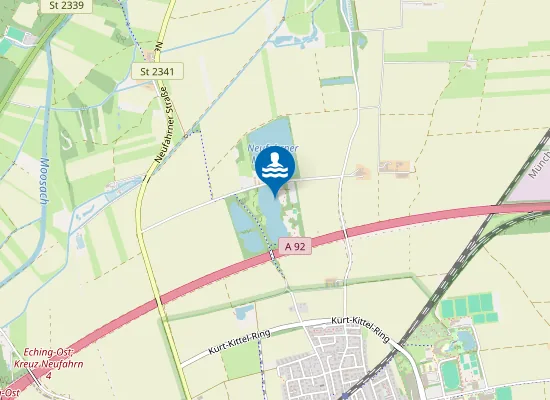 Map of MUEHL SEE NEUFAHRN BFREISING WASSERWACHTSHAUS