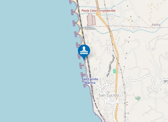 Map of STAZ. FF SS SAN LUCIDO