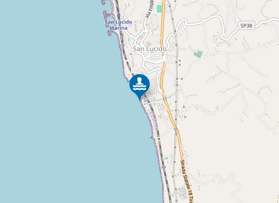 Map of 50 MT DX TORRENTE TORBIDO