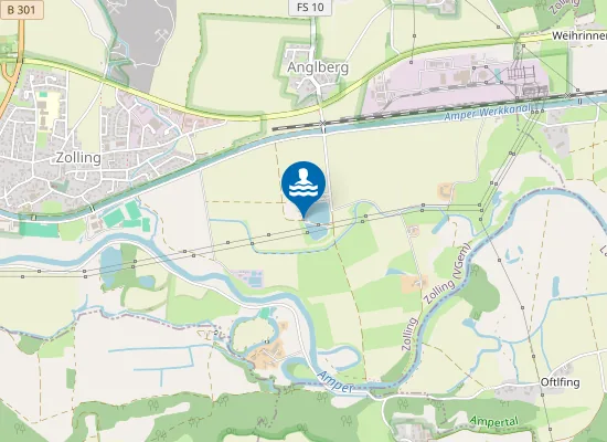 Map of Angelberger Badeweiher Zolling