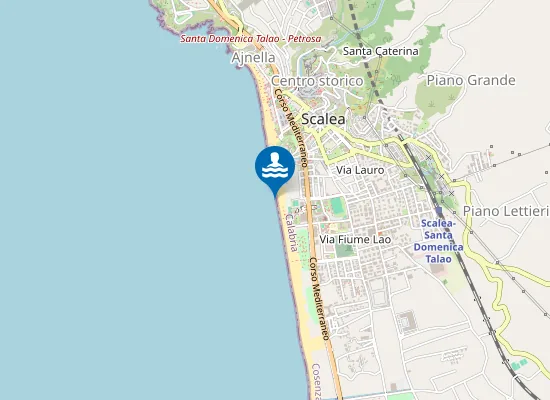 Map of HOTEL PARCO DEI PRINCIPI