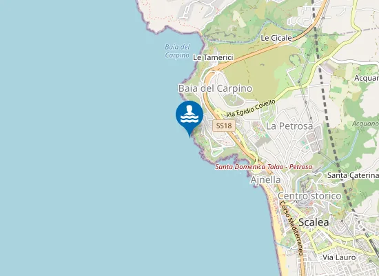 Map of LIDO AJANELLO