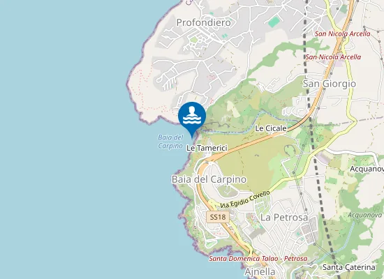 Map of VALLONE DEI CARPINI