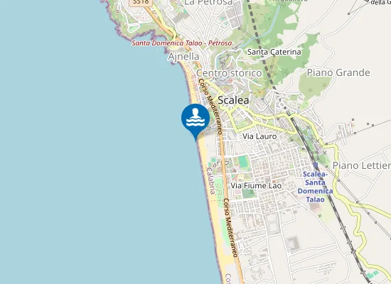 Map of 150 MT SX CANALE TIRELLO