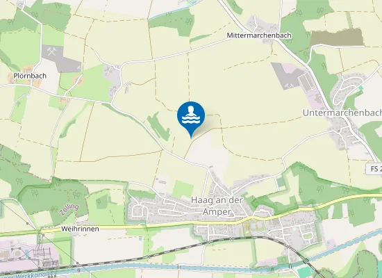 Map of HAAGER BADEWEIHER HAAG AN DER AMPER