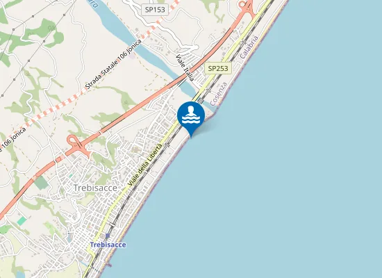 Map of 150 MT DX TORR. PAGLIARO