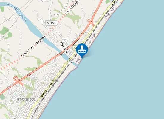 Map of 300 MT SX TORRENTE PAGLIARO