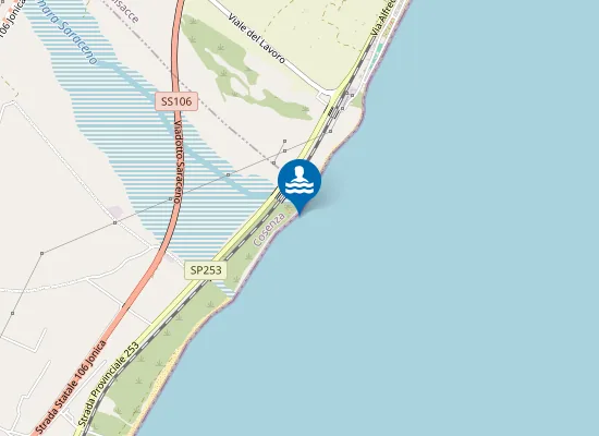 Map of FIUMARA SARACENO