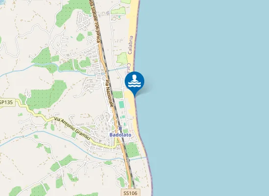 Map of 1 Km Nord Torrente Voda'