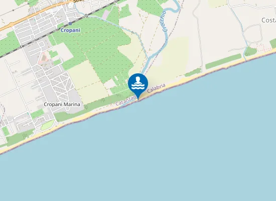 Map of 300 MT NORD FIUME CROCCHIO