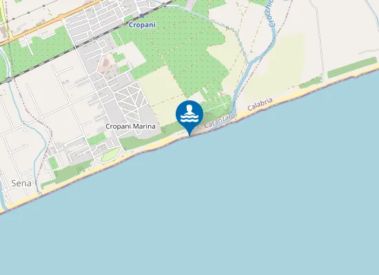 Map of 300 MT SUD FIUME CROCCHIO