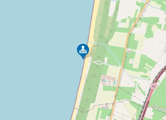 Map of TORRE DI MEZZA PRAIA