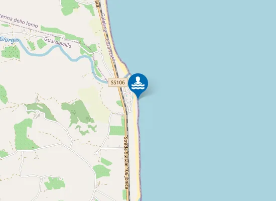 Map of 300 MT SUD TORRENTE S.GIORGIO