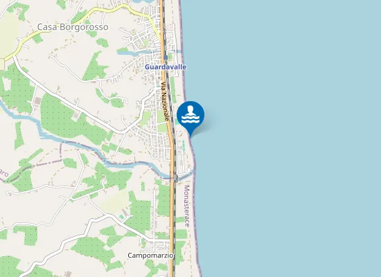 Map of A 3 KM.TORRENTE SAN GIORGIO