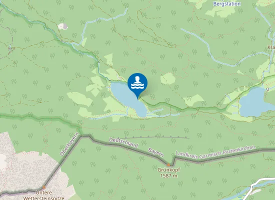 Map of FERCHENSEE MITTENWALD