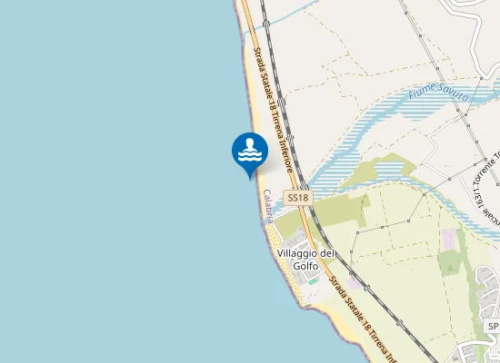 Map of 200 MT. NORD FIUME SAVUTO