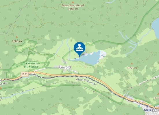 Map of GEROLDSEE KRUEN