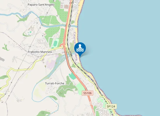 Map of 200 MT A SUD T. SOVERATO