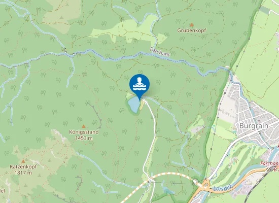 Map of PFLEGERSEE GARMISCH PARTENKIRCHEN