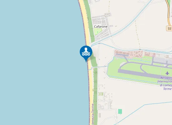 Map of 500 MT. SUD TORRENTE BAGNI