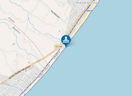 Map of KM 89 DELLA SS 106