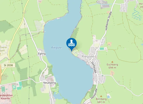 Map of RIEGSEE RIEGSEE CAMPING RIEGSEE