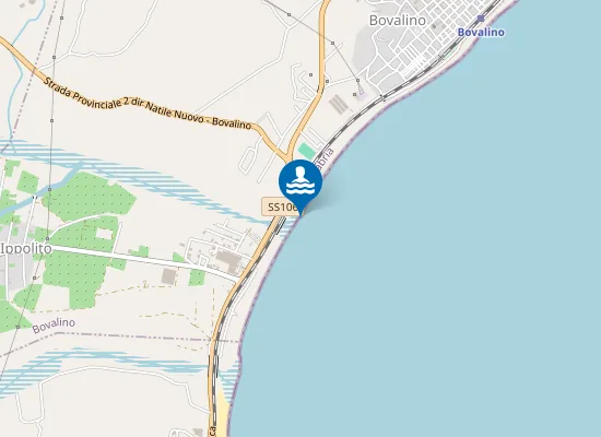 Map of KM 85 DELLA SS 106