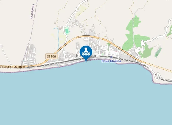 Map of CENTRO 200 MT EST RADA AZZURRA