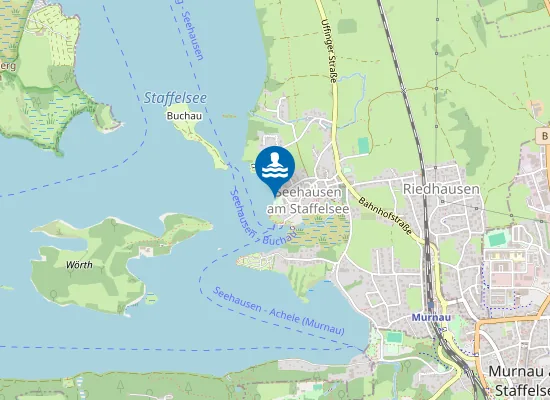 Map of STAFFELSEE SEEHAUSEN SEEHAUSEN