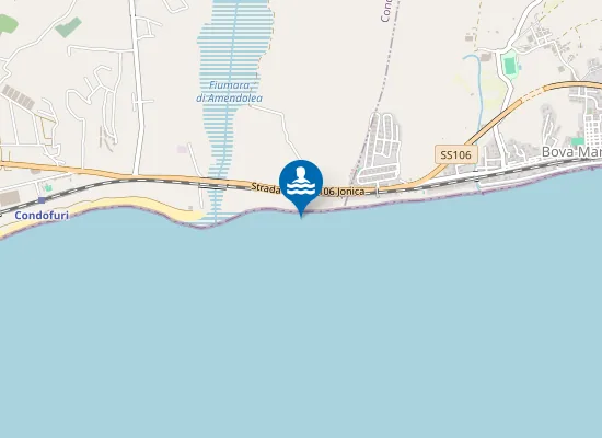 Map of 600 M E F.RA AMENDOLEA