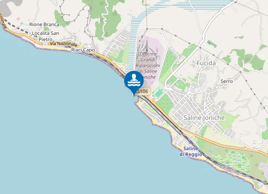 Map of OFFICINE FF.SS.