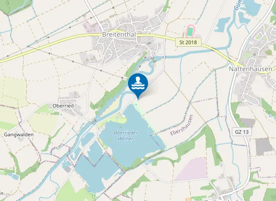 Map of OBERRIEDER WEIHER BREITENTHAL
