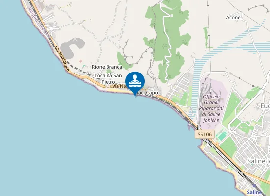 Map of LAZZARO - RIACE