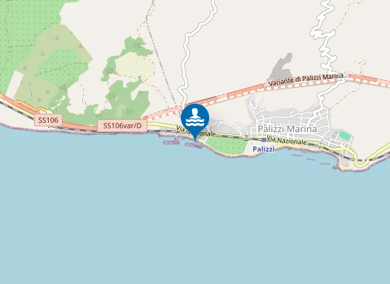 Map of PALIZZI OVEST