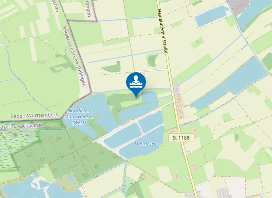 Map of MOOSWALDSEEN GUENZBURG