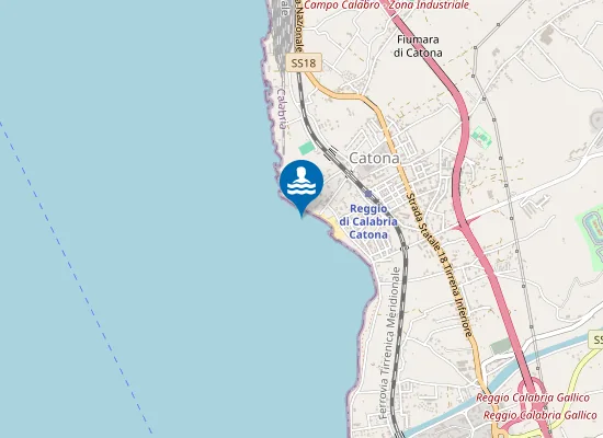 Map of CATONA - CENTRO SVIZZERO