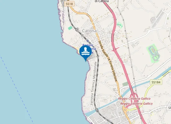 Map of CATONA - BAR REITANO