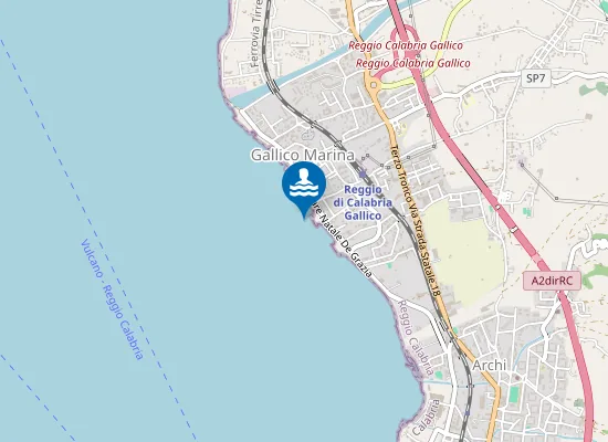 Map of GALLICO - LIDO MIMMO