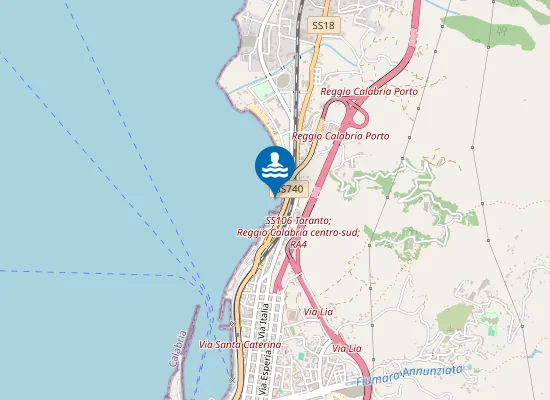 Map of LIDO CAPONERA