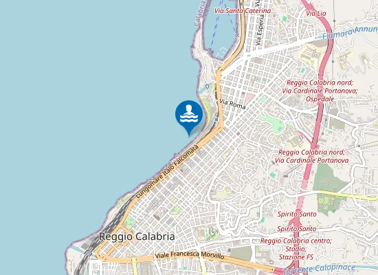 Map of LIDO COMUNALE PONTILE S